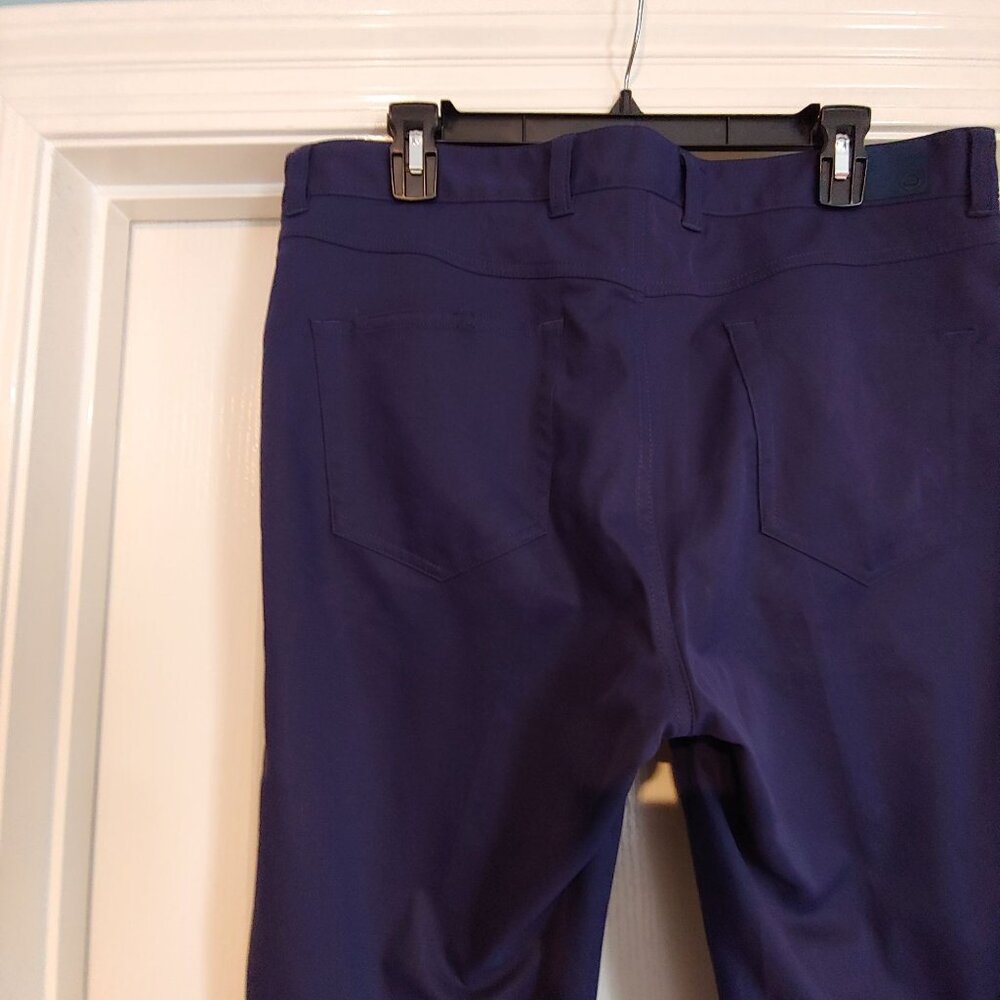 Peter Millar Crown Sport Performance Stretch Pants Men's Golf Comfort 35x32 Navy - Picture 8 of 15